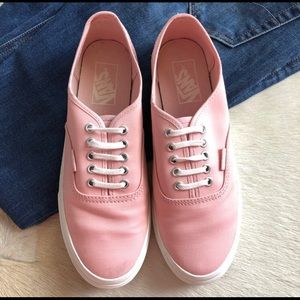 PINK Vans Canvas Authentic Lite Shoes